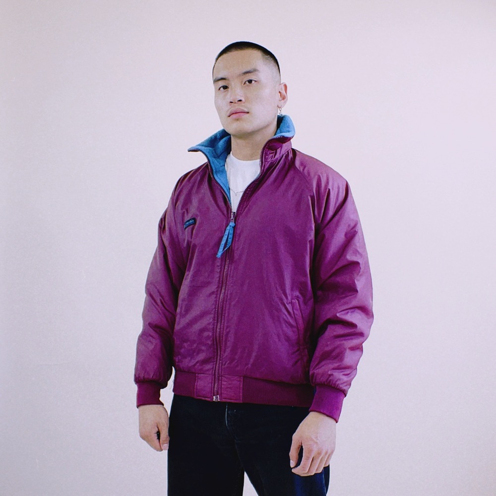 Vintage Maroon Columbia Sportswear Jacket